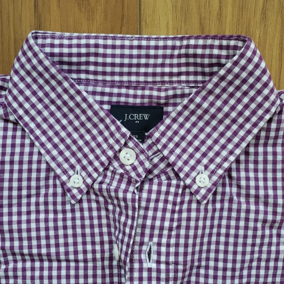 J. Crew Gingham Button Down - Picture 2 of 5
